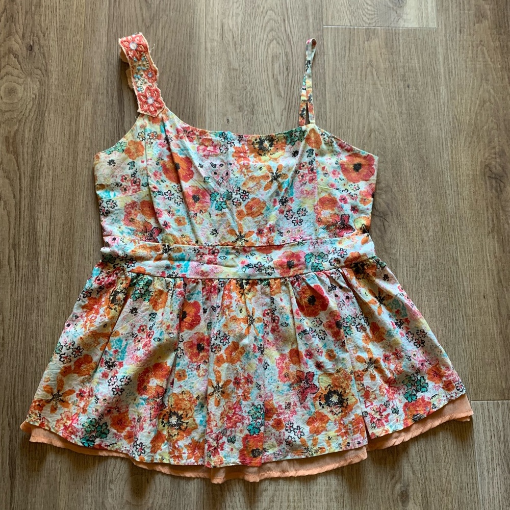 Floral tank top